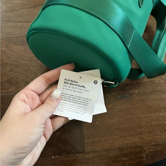 Lululemon- Nylon Mini Barrel Duffle Bag 5L-Cascadia Green -NWT - Picture 14 of 14